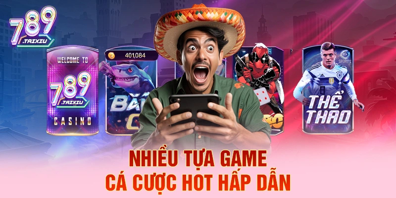 Đa dạng tựa game cá cược hấp dẫn tại sky88